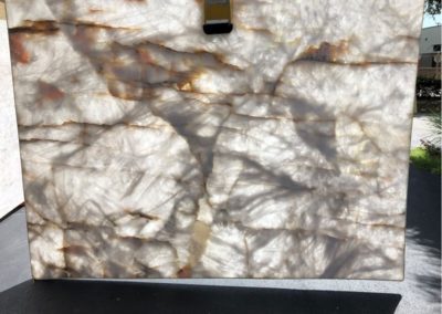 Cristallo Backlit Quartzite_ Prestige Marble & Designs